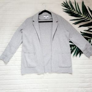 MAGACHONI blazer coatigan oversized grey pockets coastal granma soft longsleeve